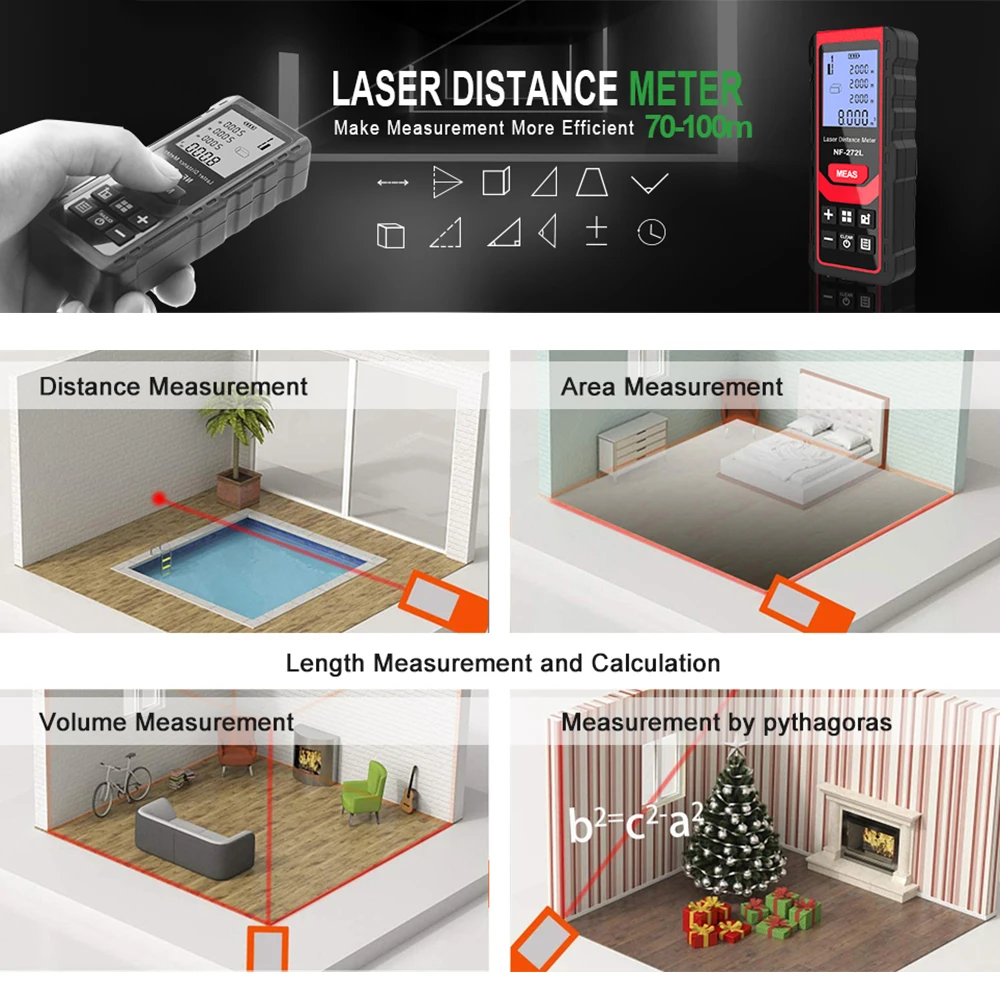 Noyafa NF-271 Laser Distance M - Industrial Laser Sensor 评论和价格