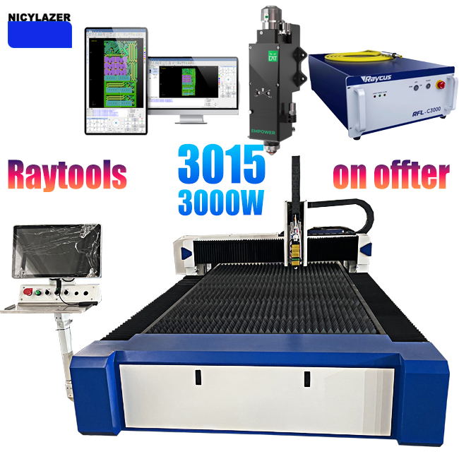 3000W Fiber Laser Cutting Mach - Industrial Laser Metal Cutter 评论和价格